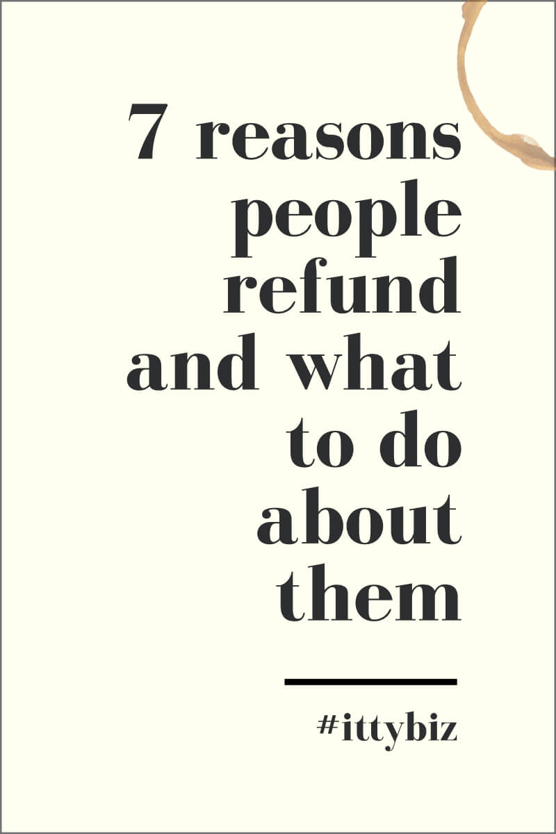Why People Refund